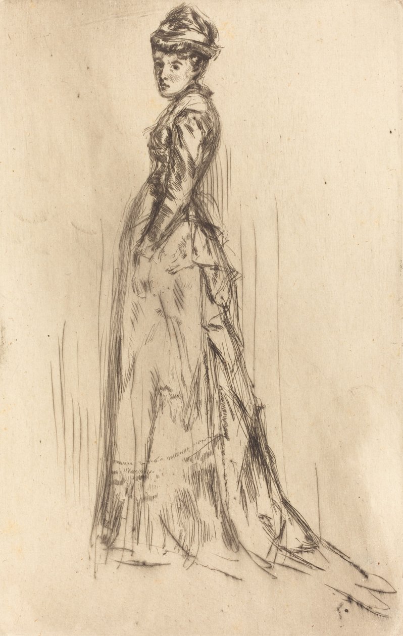 El vestido de seda, c. 1873 de James Abbott McNeill Whistler