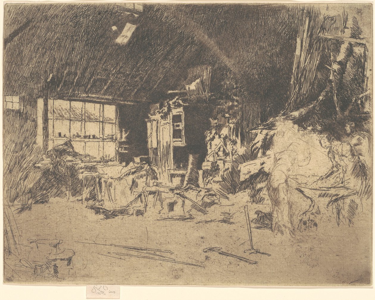 La herrería, 1880 de James Abbott McNeill Whistler