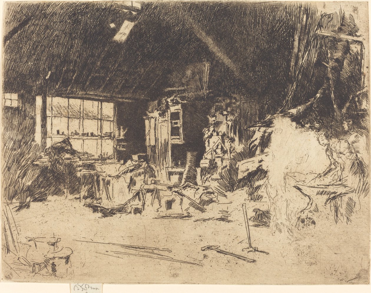 La Herrería, c. 1880 de James Abbott McNeill Whistler