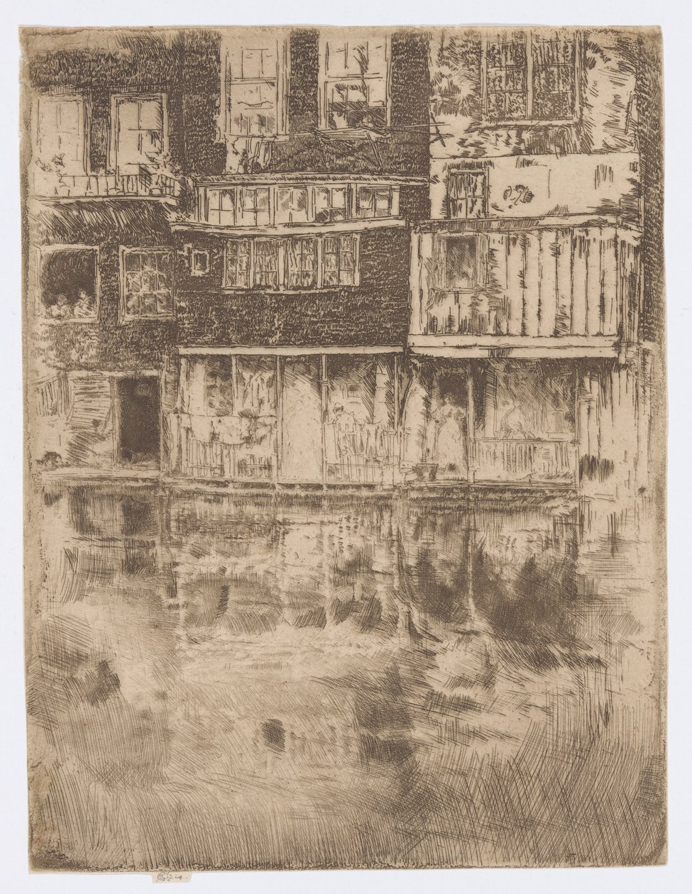 La Casa Cuadrada, Ámsterdam de James Abbott McNeill Whistler