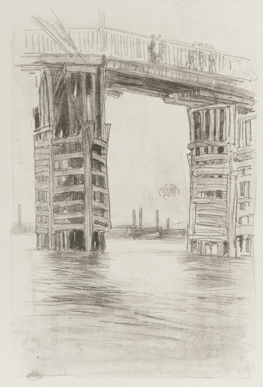 El puente alto, 1878 de James Abbott McNeill Whistler