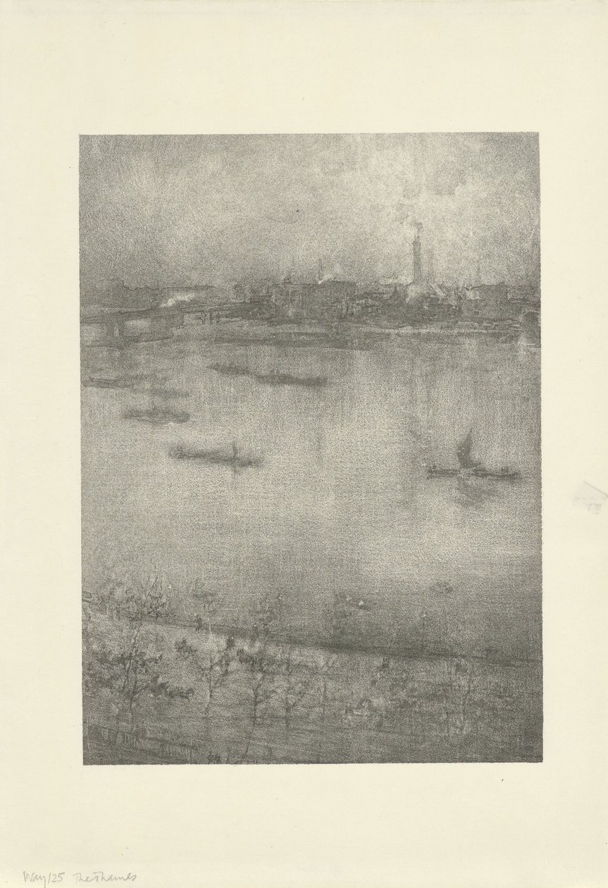 La Támesis de James Abbott McNeill Whistler