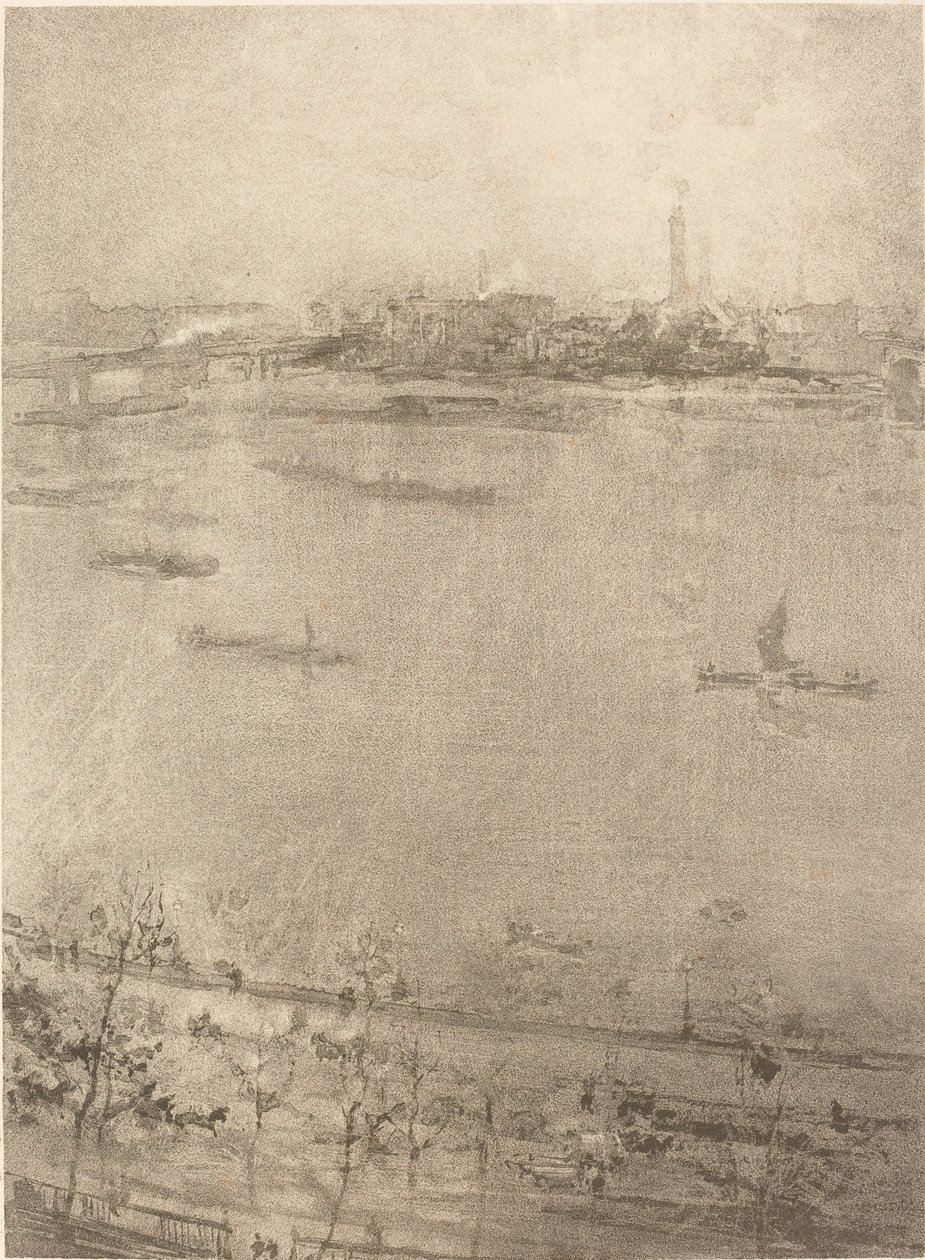 El Támesis, 1896 de James Abbott McNeill Whistler