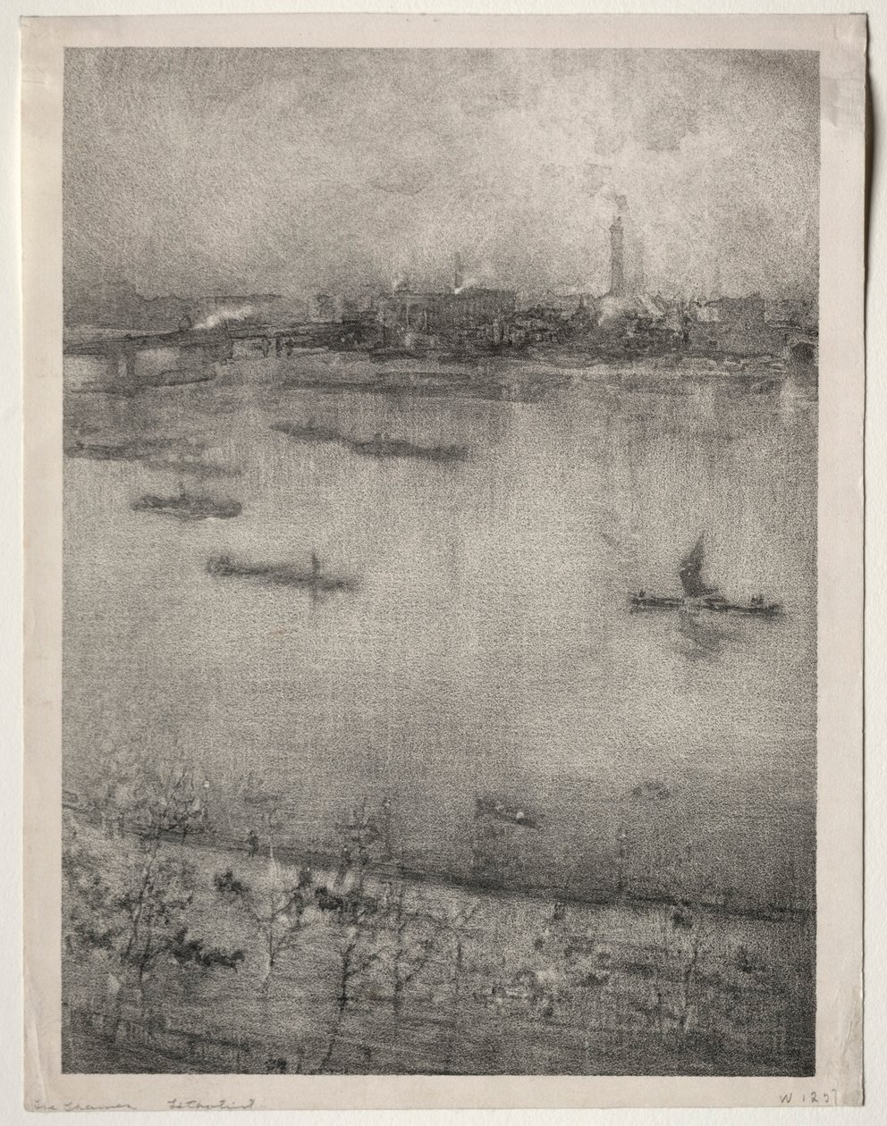 El Támesis, 1896 de James Abbott McNeill Whistler