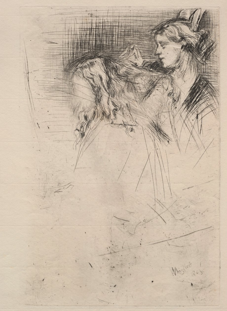 El tocador, 1863 de James Abbott McNeill Whistler