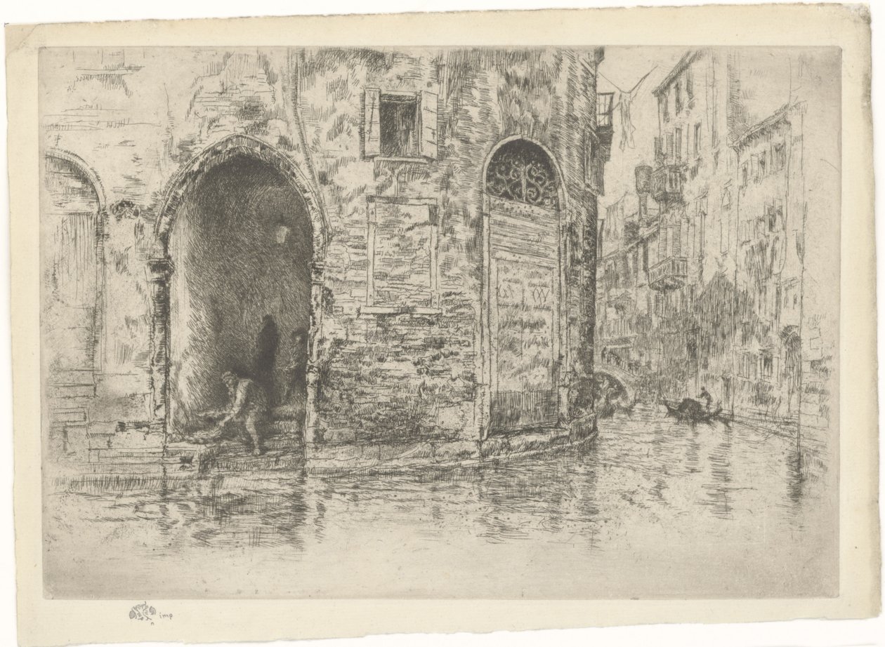 «The Two Doorways». Primer episodio de Venecia, página 2 (de 12) de James Abbott McNeill Whistler