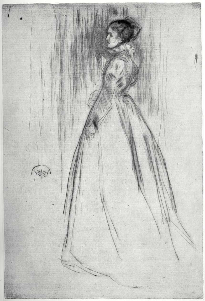 El Vestido de Terciopelo, 1873 1904 de James Abbott McNeill Whistler