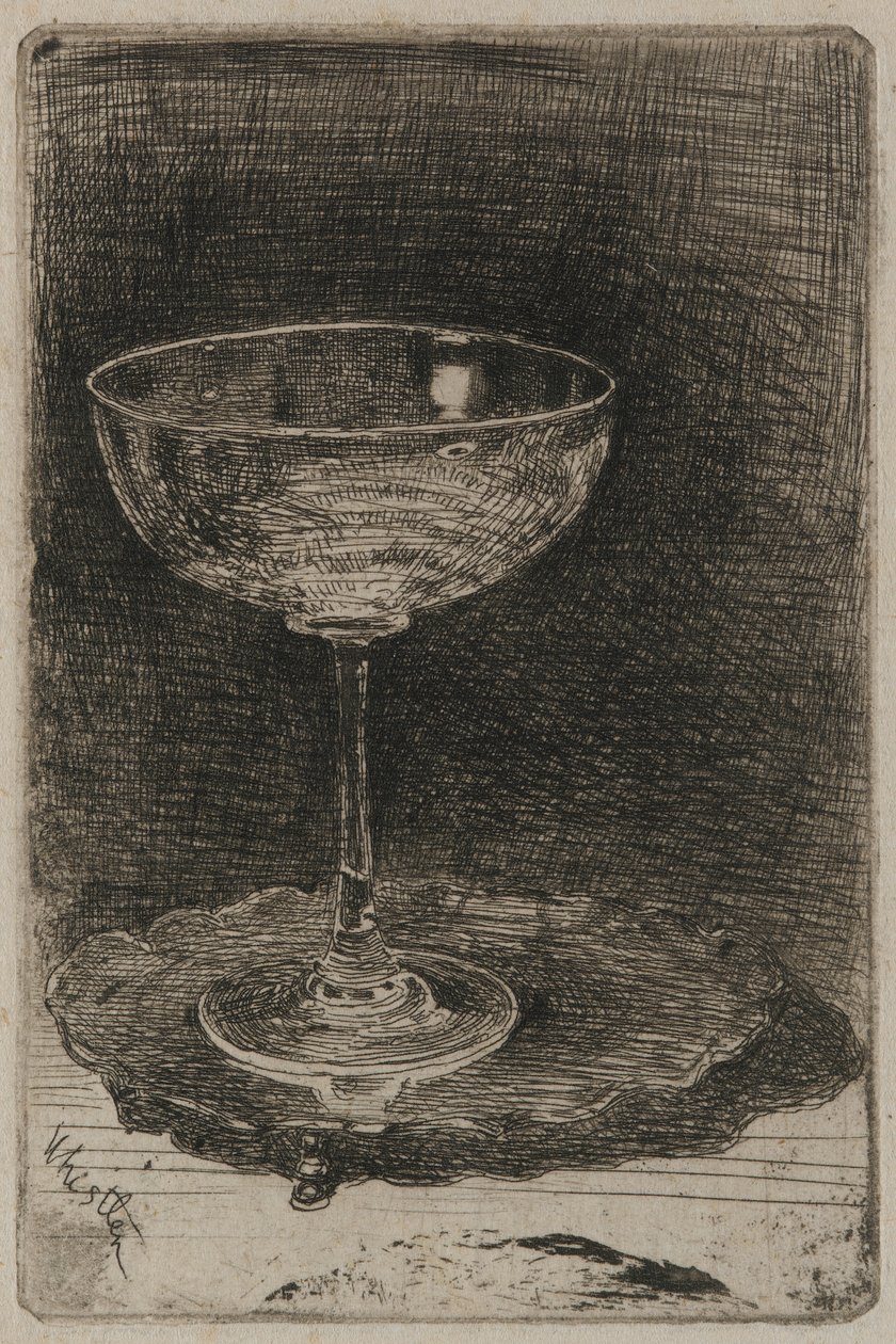 La copa de vino de James Abbott McNeill Whistler