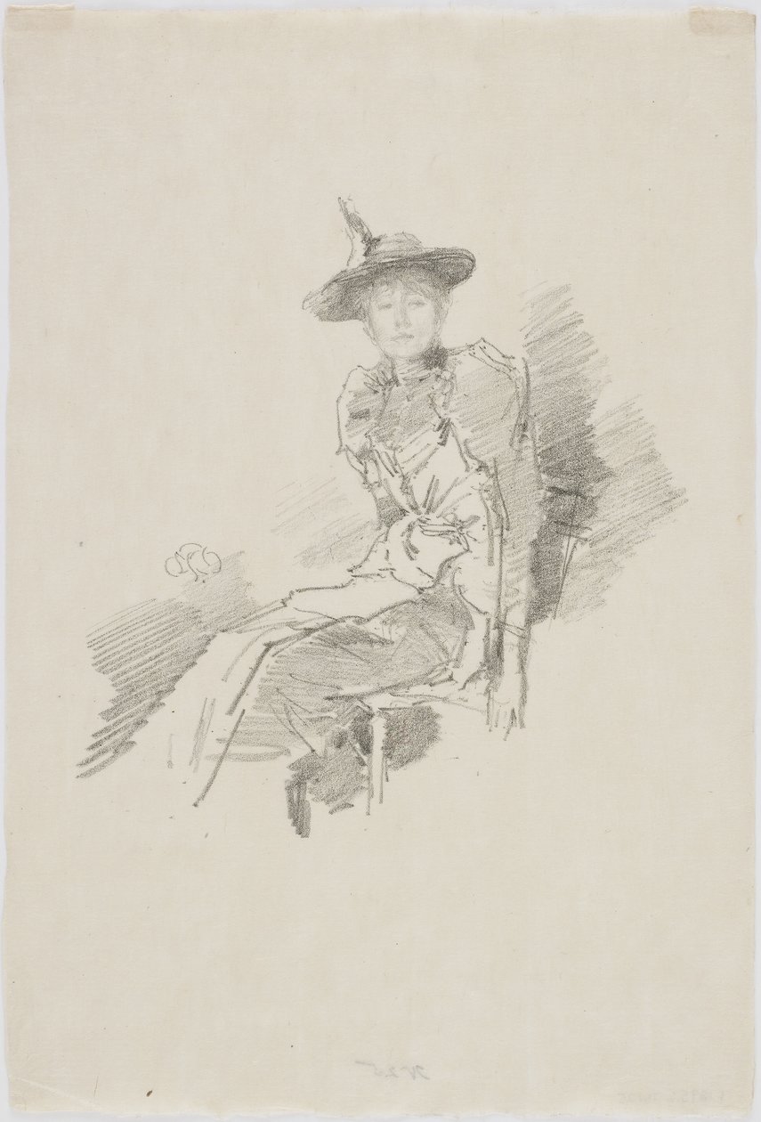 El sombrero alado, 1890 de James Abbott McNeill Whistler