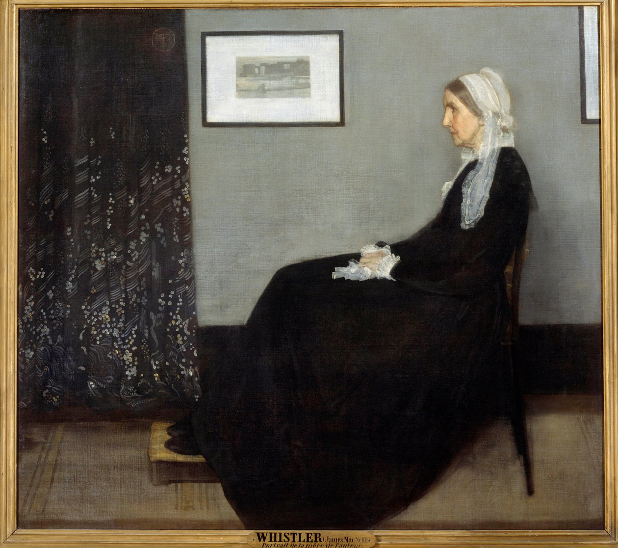La madre del artista o arreglo en gris y negro n°1 de James Abbott McNeill Whistler