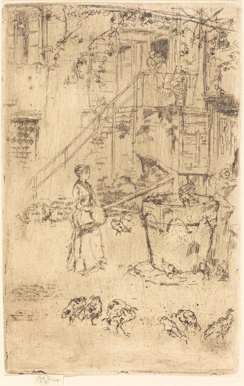 Pavos, 1880 de James Abbott McNeill Whistler
