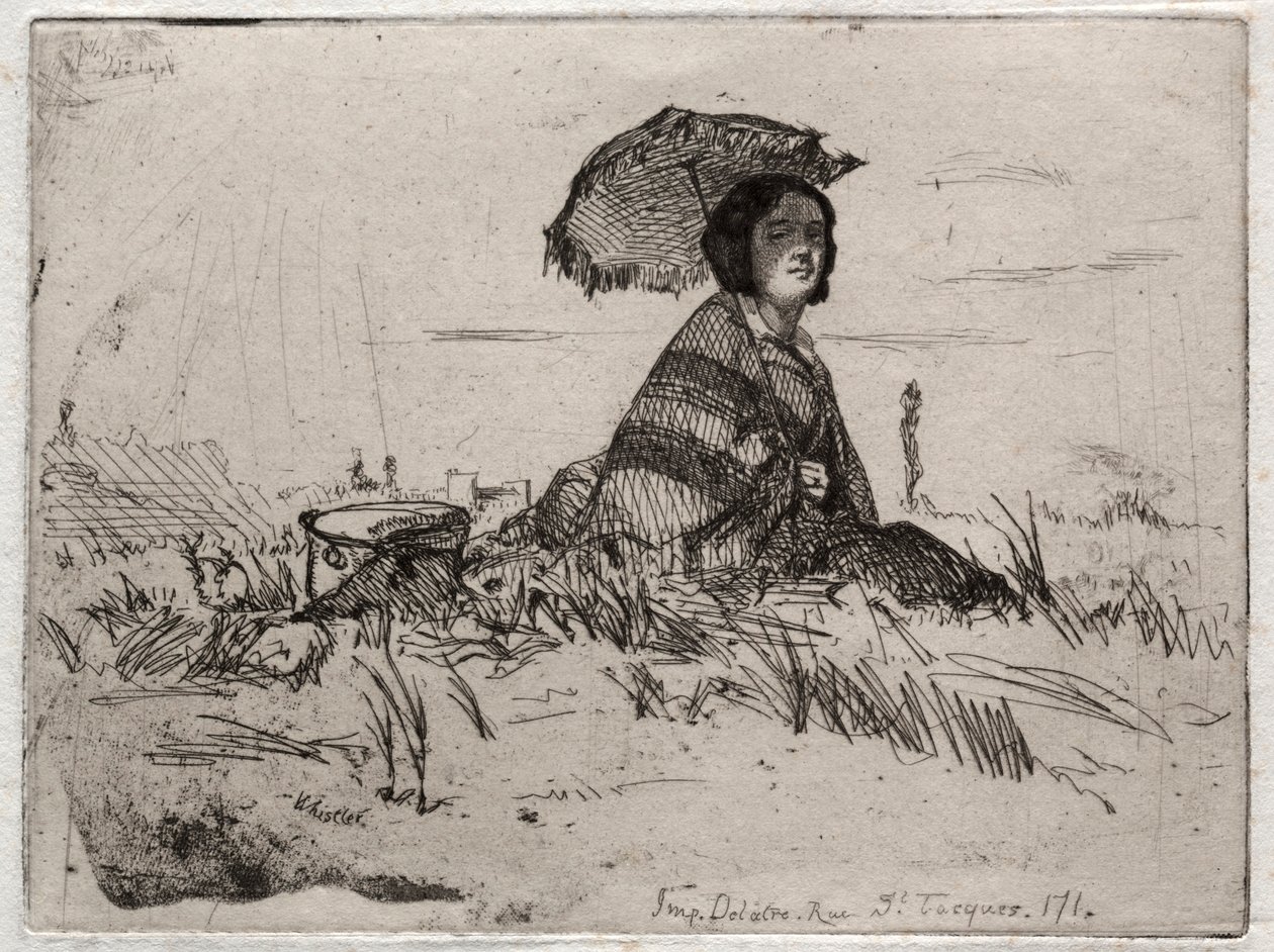 Doce Aguafuertes de la Naturaleza: En Plein Soleil, 1858 de James Abbott McNeill Whistler