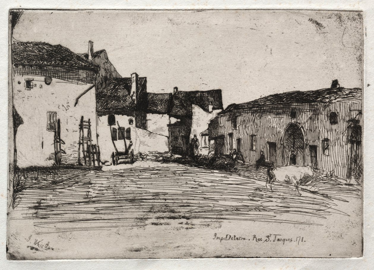 Doce grabados de la naturaleza: Liverdun, 1858 de James Abbott McNeill Whistler