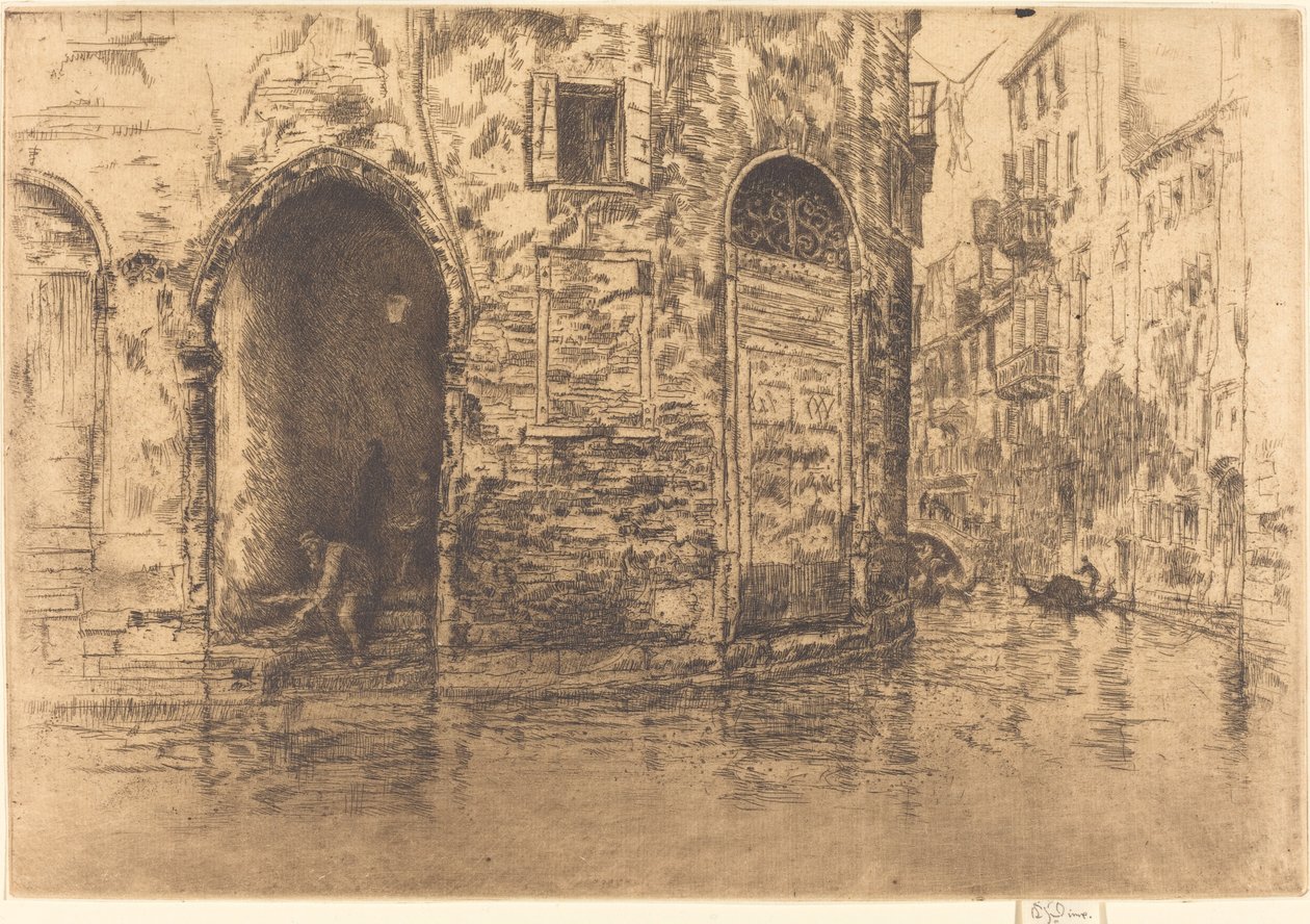 Dos puertas, 1880 de James Abbott McNeill Whistler
