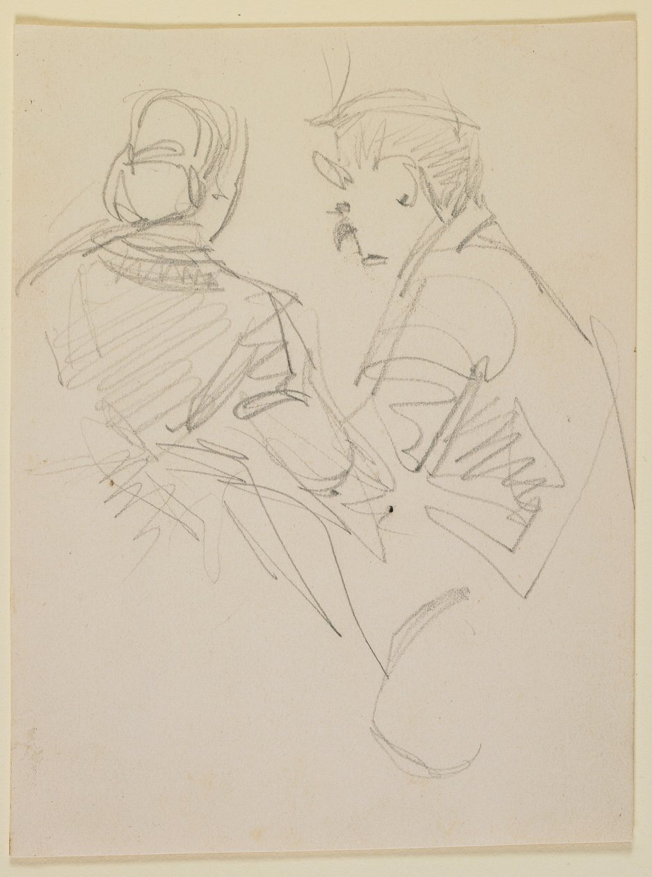 Dos figuras, 1858 de James Abbott McNeill Whistler