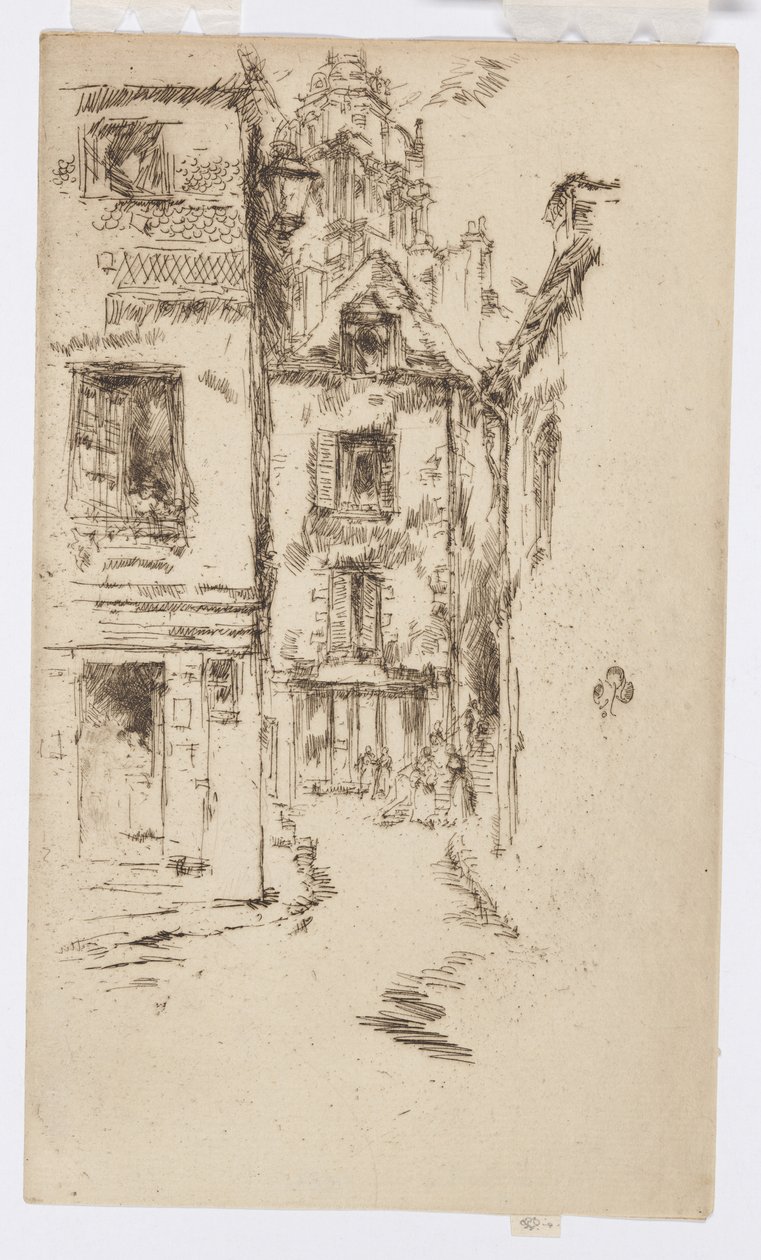 Bajo la catedral de Blois de James Abbott McNeill Whistler