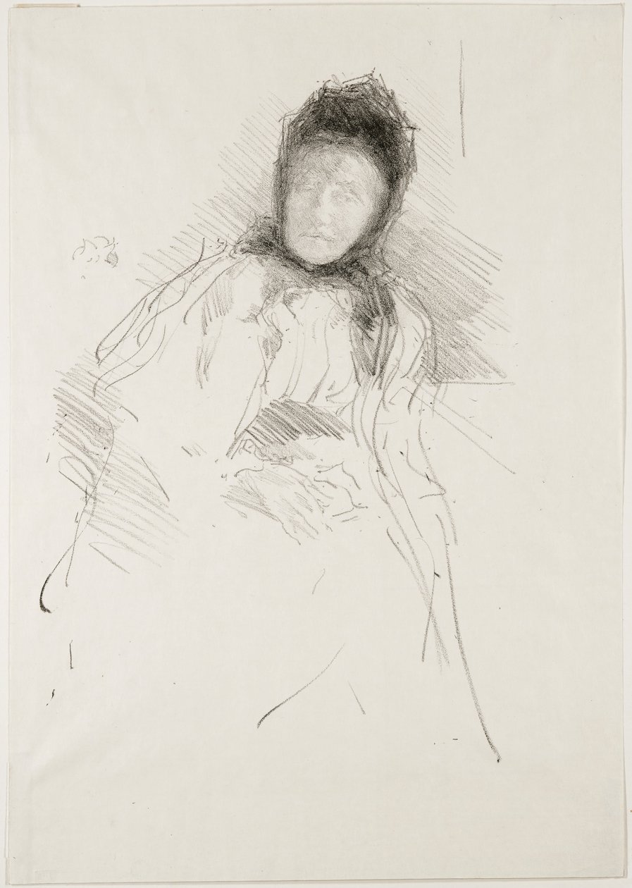 Boceto inacabado de Lady Haden de James Abbott McNeill Whistler