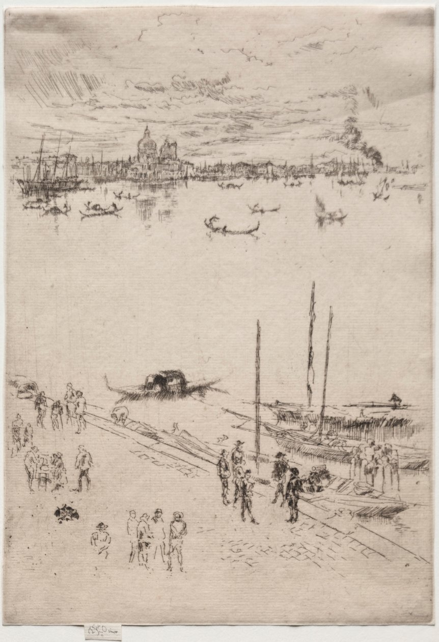 Venecia vertical de James Abbott McNeill Whistler