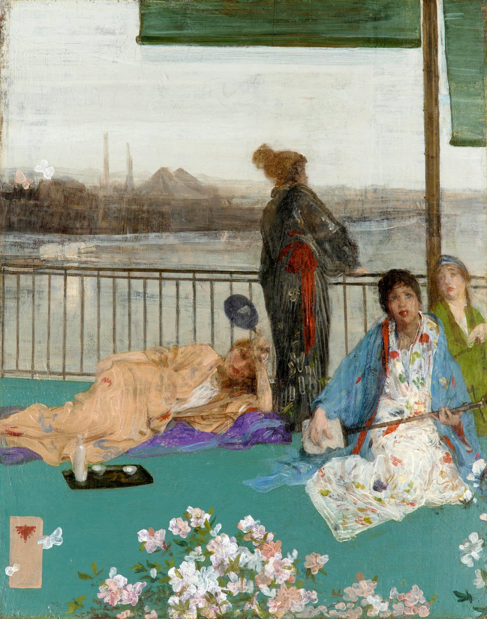 Variaciones en Color de Carne y Verde: El Balcón de James Abbott McNeill Whistler