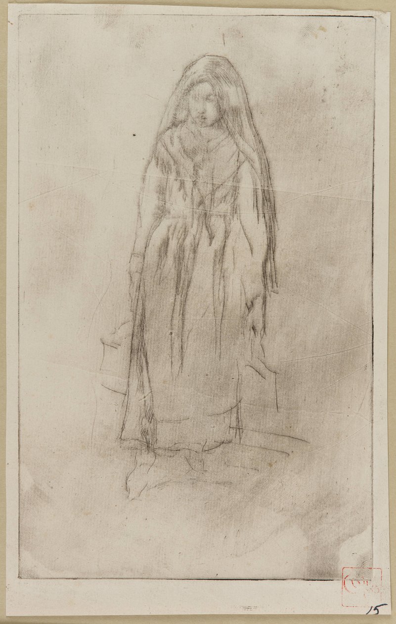 Portador de agua veneciano, 1879-1880 de James Abbott McNeill Whistler