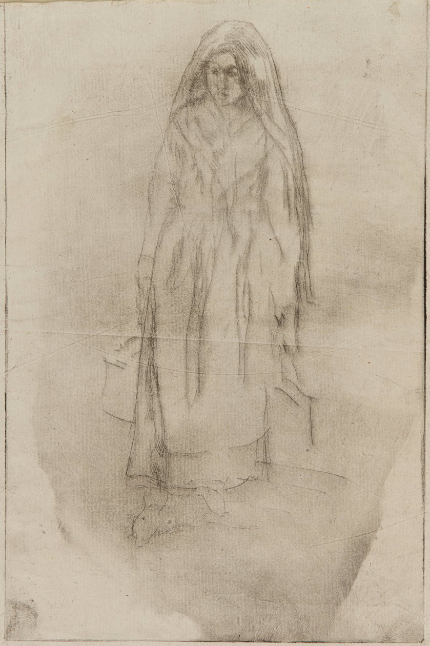 Portador de agua veneciano, 1879-1880 de James Abbott McNeill Whistler