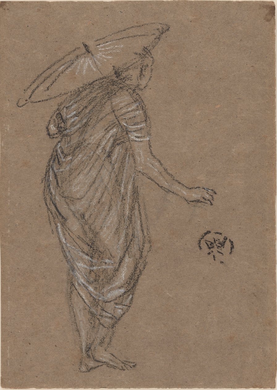 Mujer con parasol de James Abbott McNeill Whistler