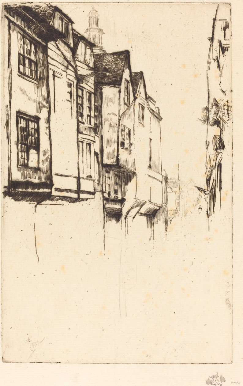 Calle Wych, 1877 de James Abbott McNeill Whistler