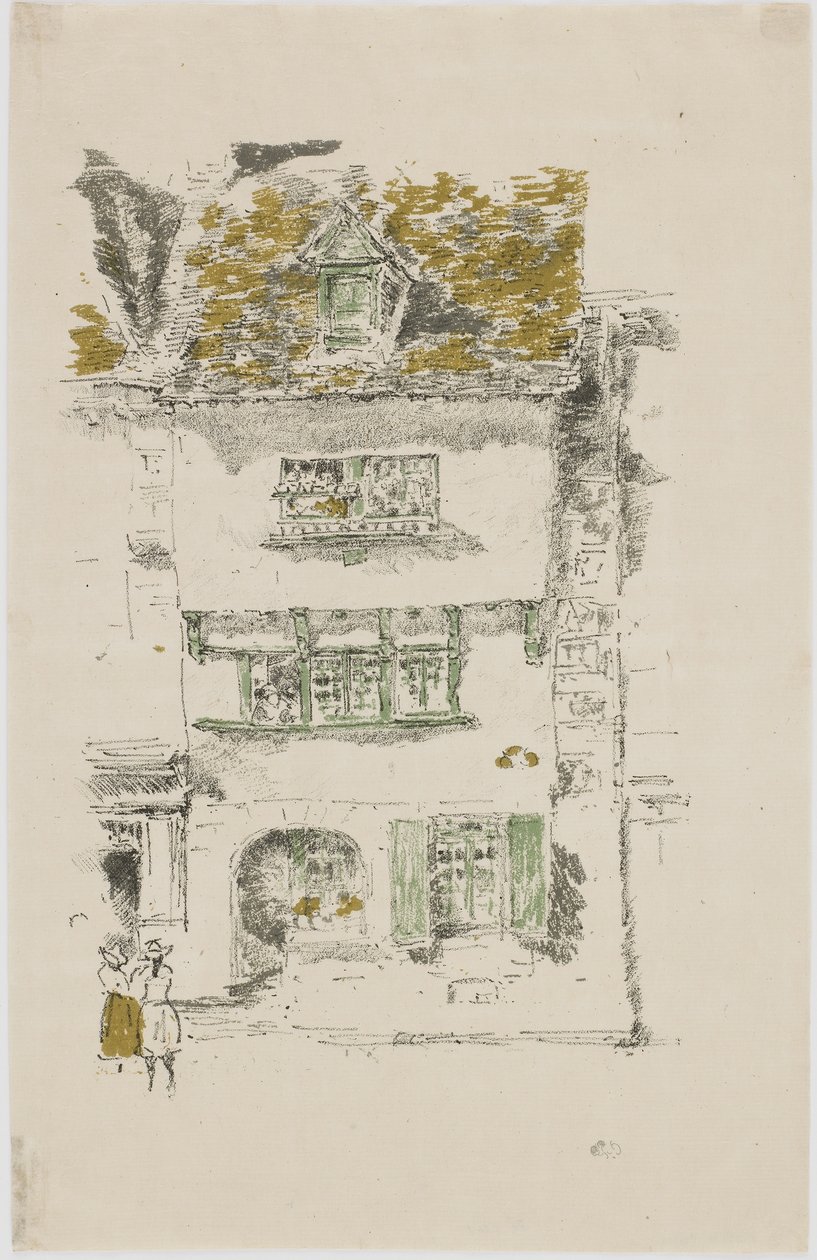 Casa Amarilla, Lannion, 1893 de James Abbott McNeill Whistler