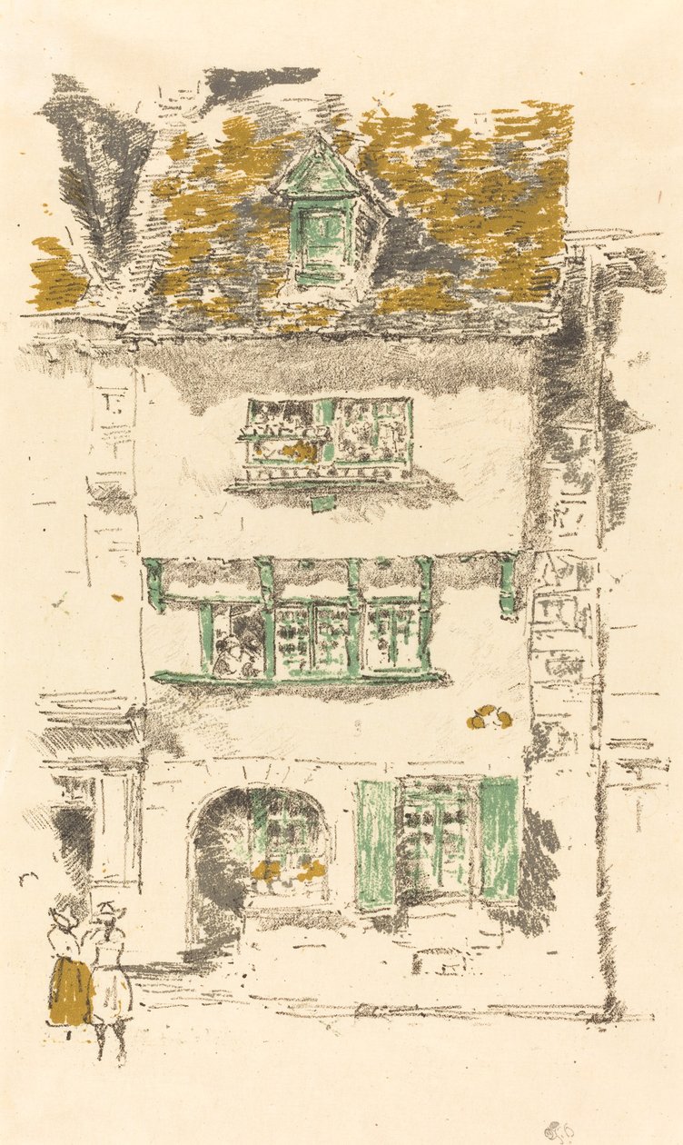 Casa Amarilla, Lannion, 1893 de James Abbott McNeill Whistler