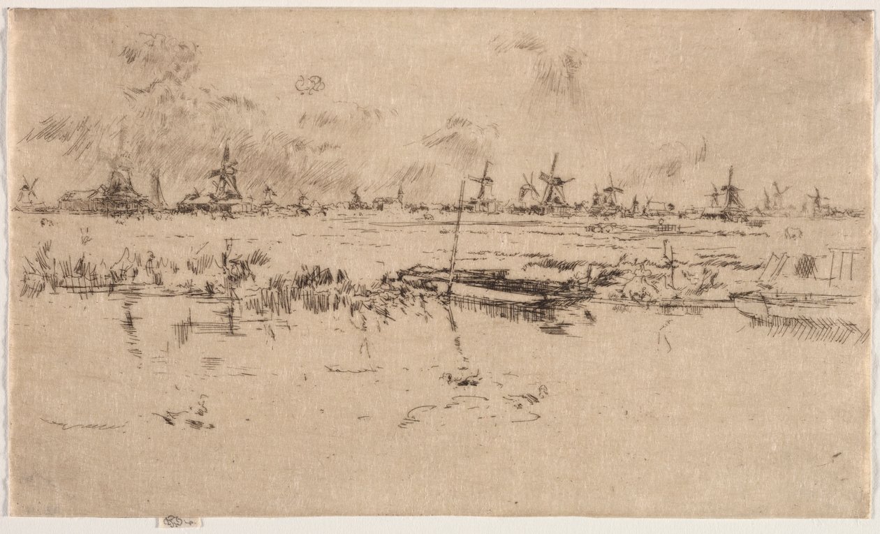 Zaandam de James Abbott McNeill Whistler