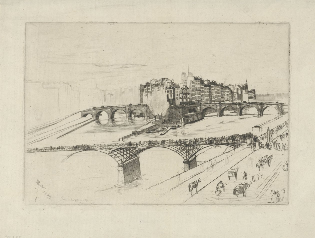 Isla de la Cité
Isla de la Cité, París de James Abbott McNeill Whistler