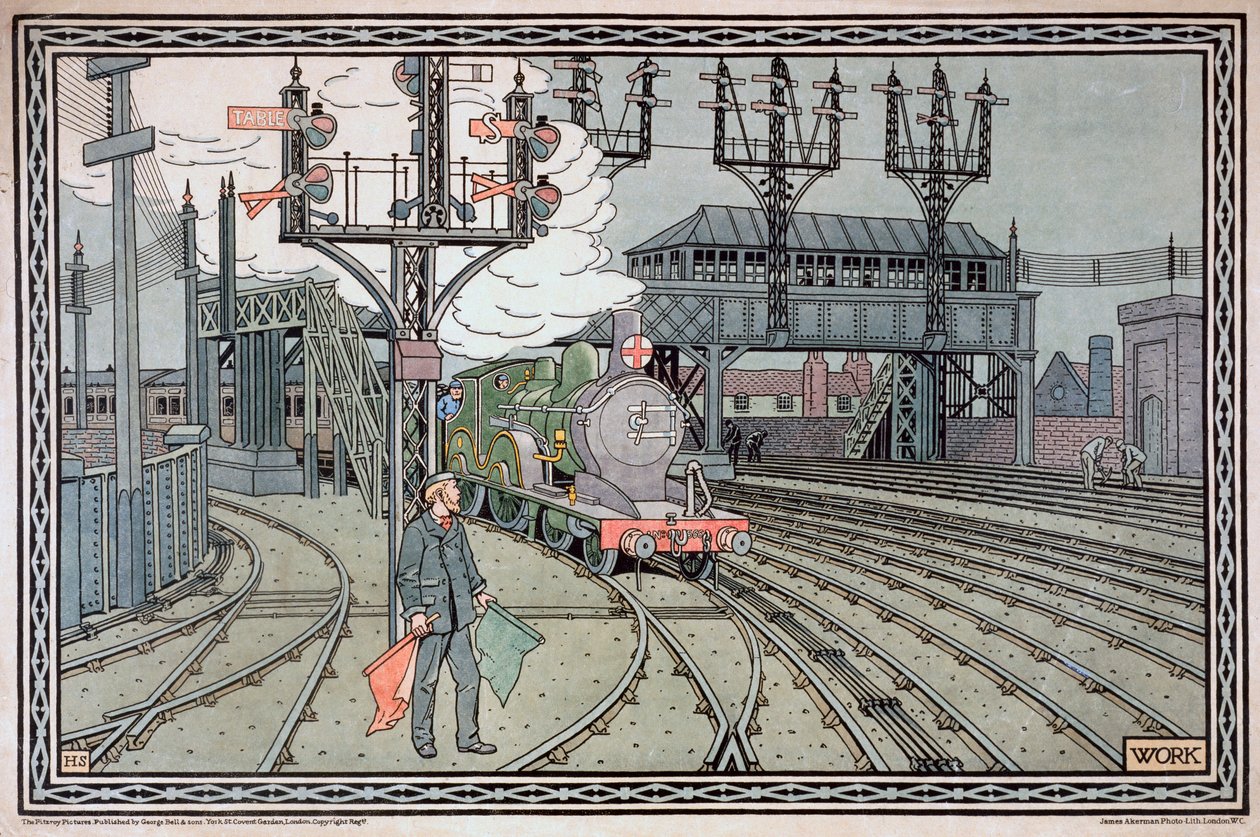Trabajo, c. 1910 de James Akerman