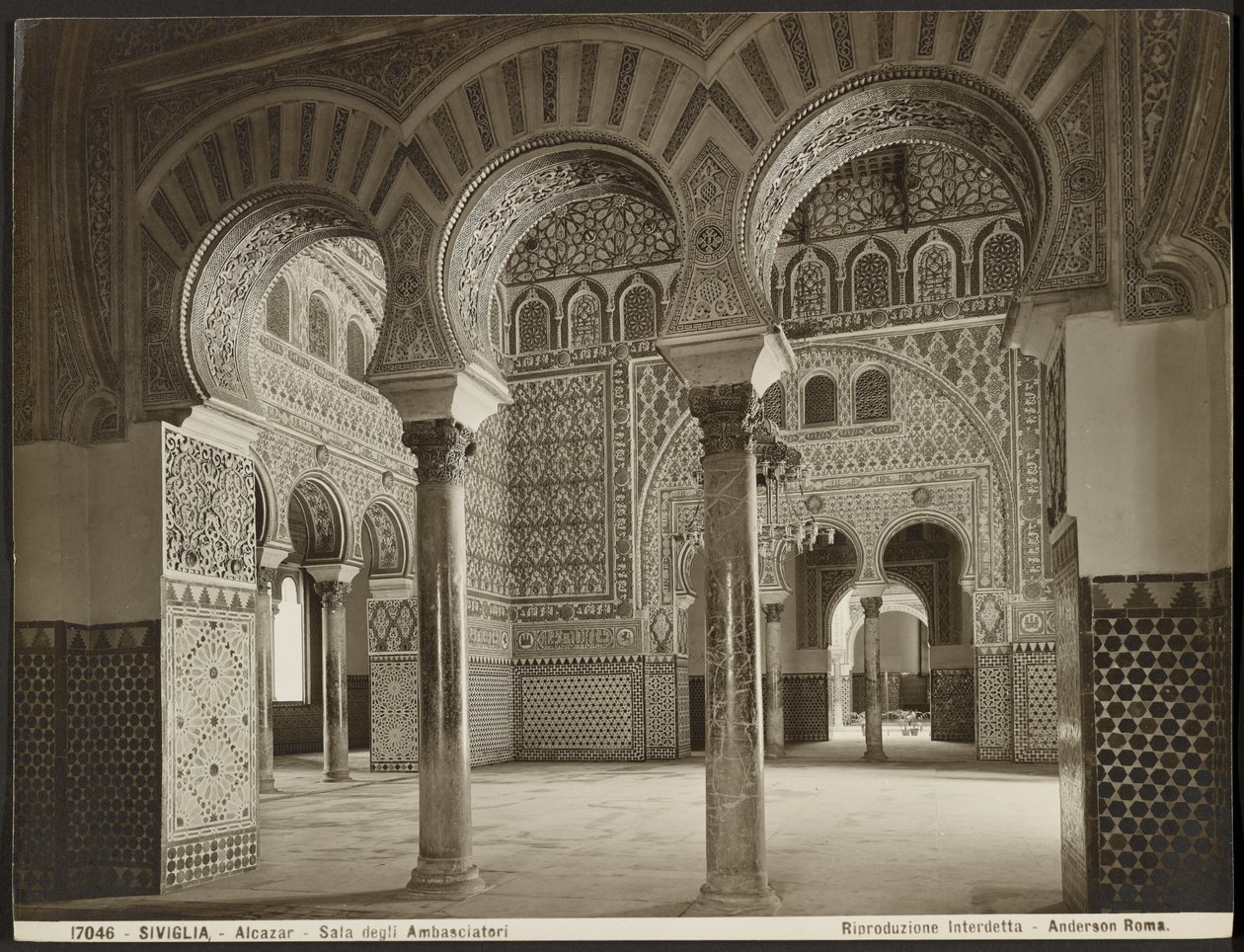 Alcázar, Salón de Embajadores de James Anderson