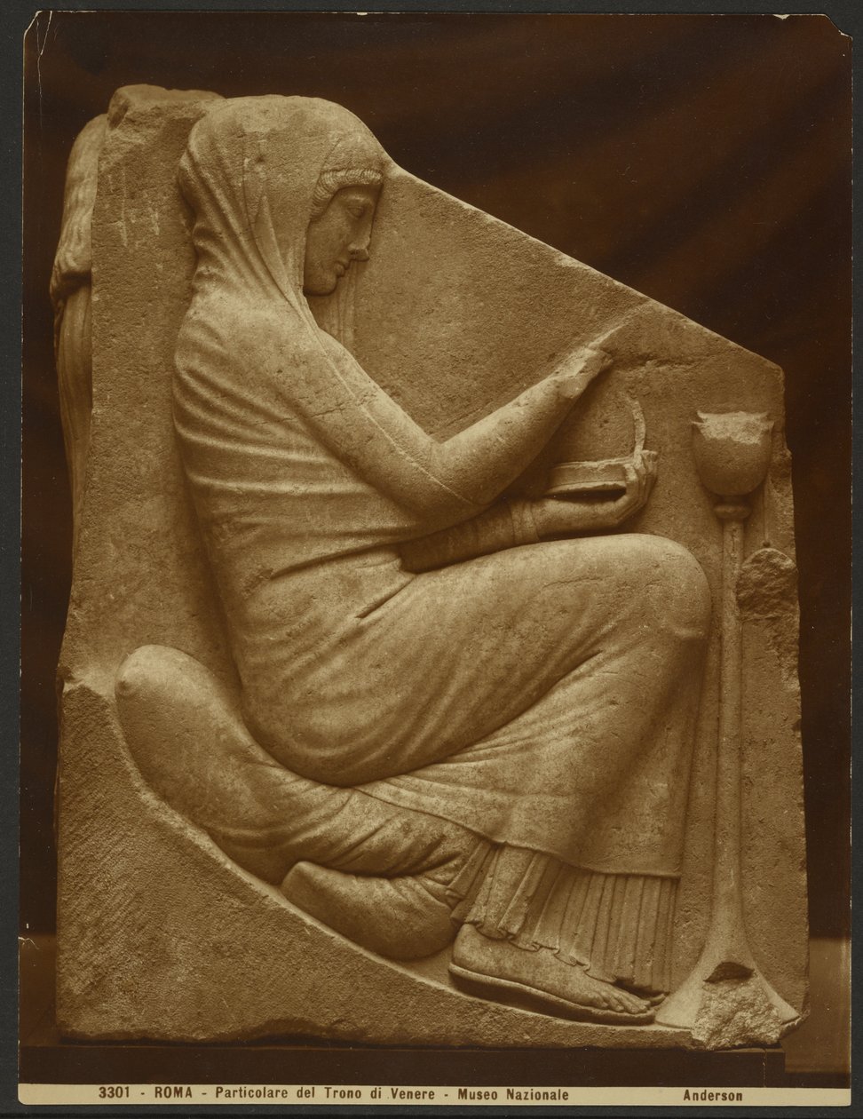 Detalle, Trono de Venus, Museo Nacional de James Anderson