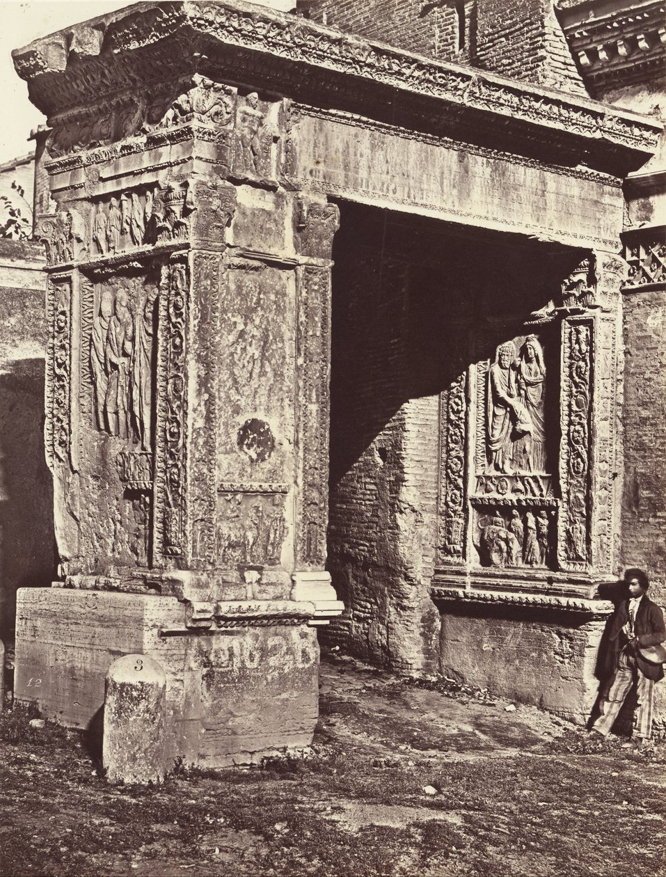 El Arco de Septimio Severo en el Velabro, llamado el Arco de los Orfebres de James Anderson