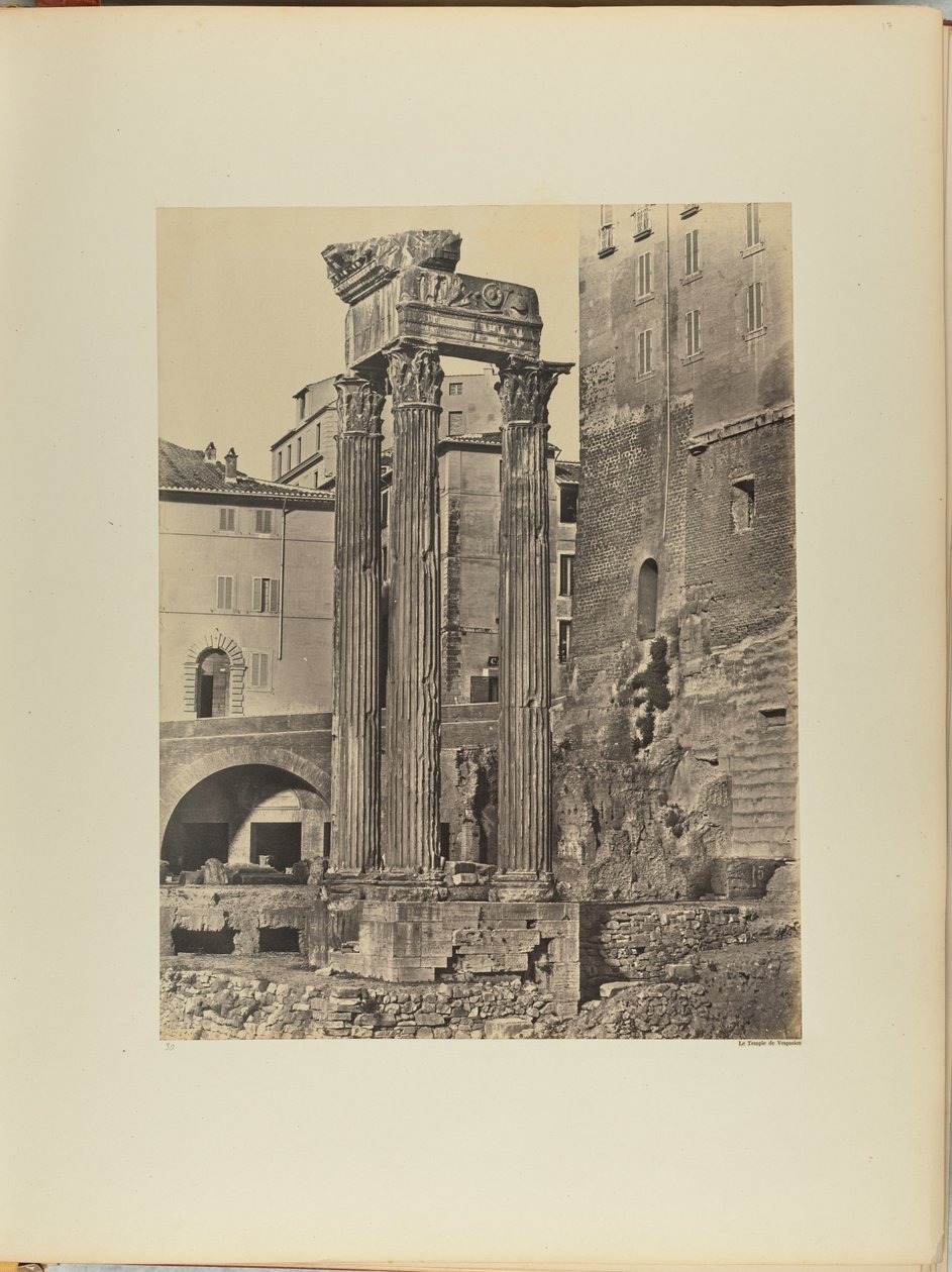 Templo de Vespasiano de James Anderson