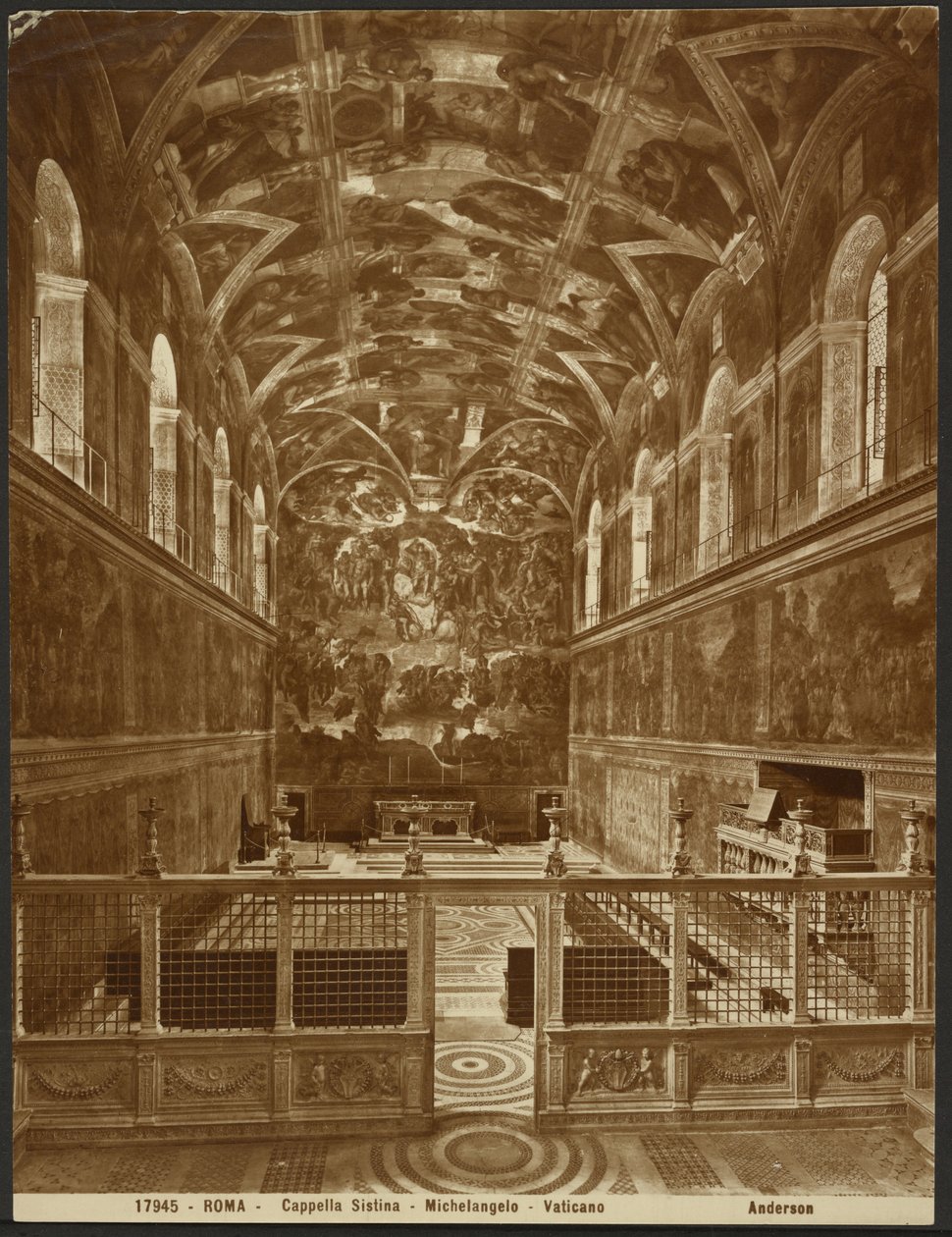 La Capilla Sixtina, de Miguel Ángel de James Anderson