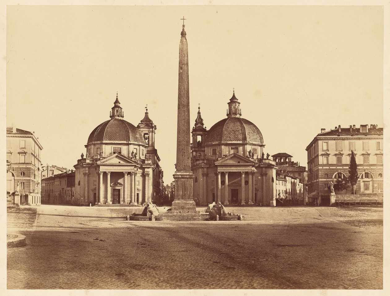 Vista de la Piazza del Popolo de James Anderson