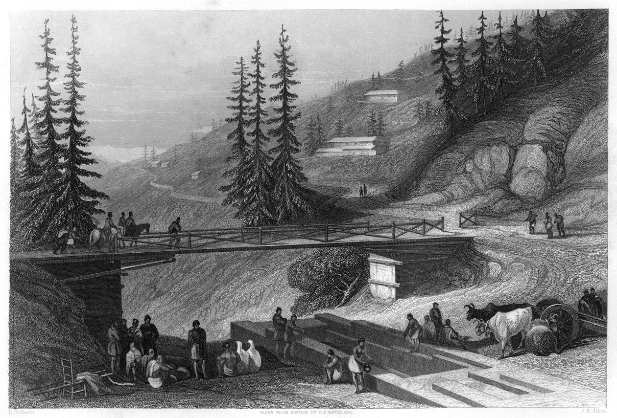 Simla, India, c1860 de James B. Allen