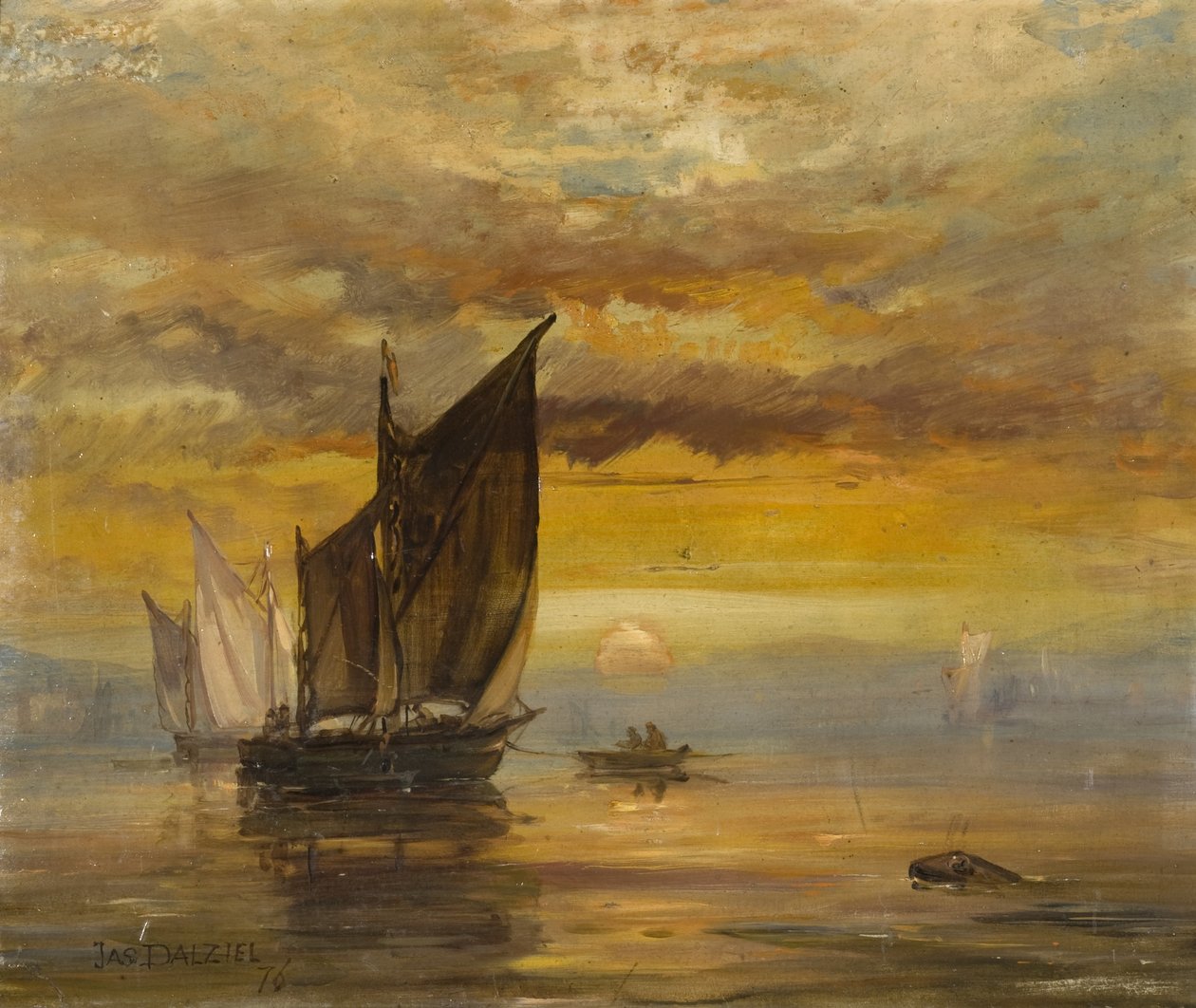 Embarcaciones en alta mar de James B. Dalziel