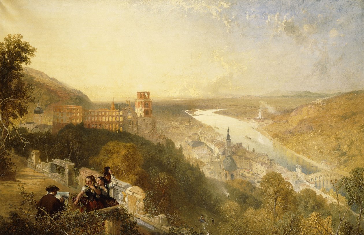 Heidelberg desde la terraza de James Baker Pyne