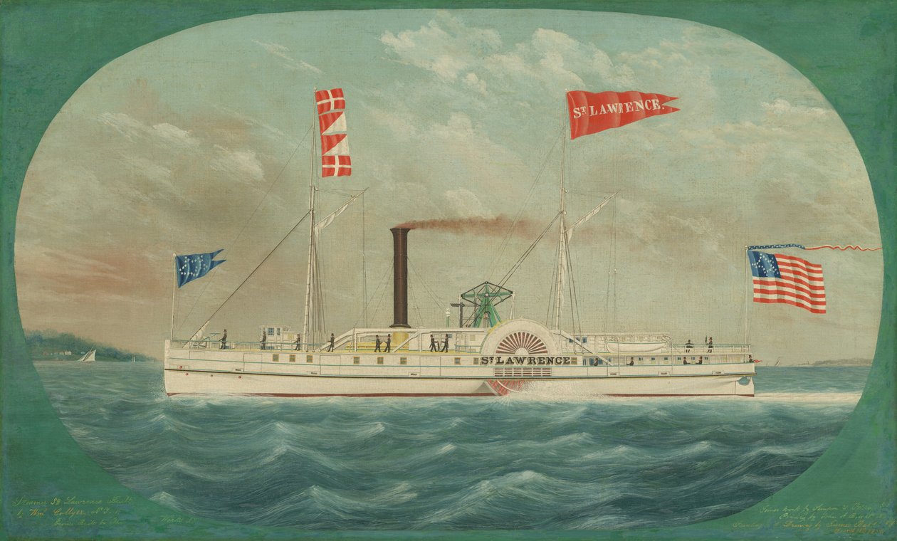 Vapor St. Lawrence, 1850 de James Bard