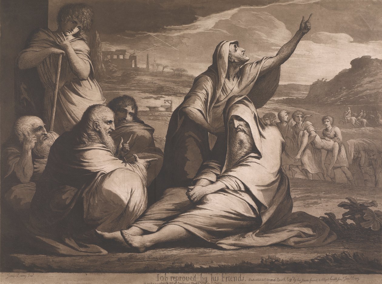 Job reprobado por sus amigos de James Barry