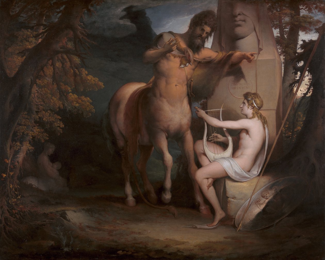 La educación de Aquiles [1772, Royal Academy of Arts, Londres, catálogo de exposición]. de James Barry