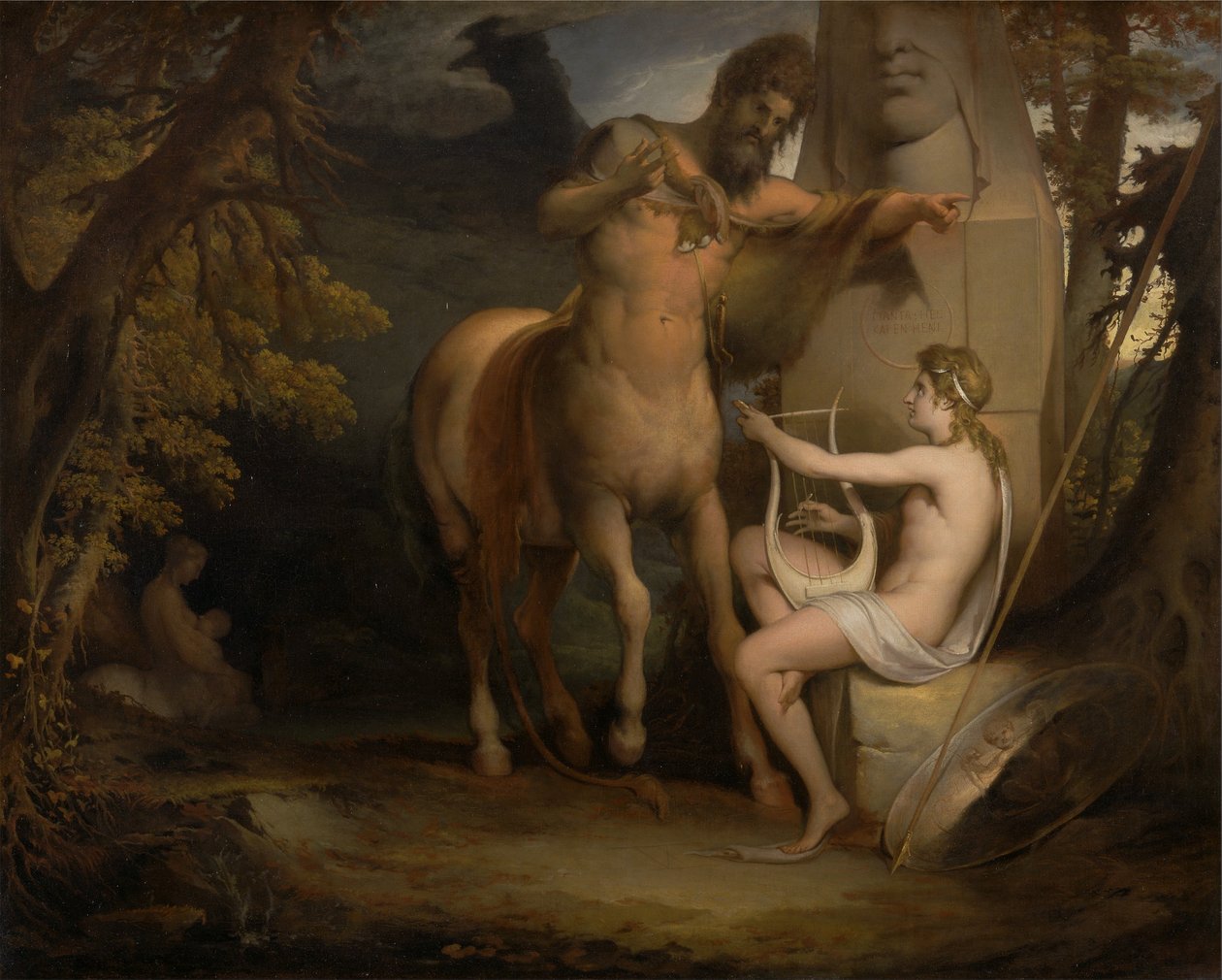 La educación de Aquiles de James Barry