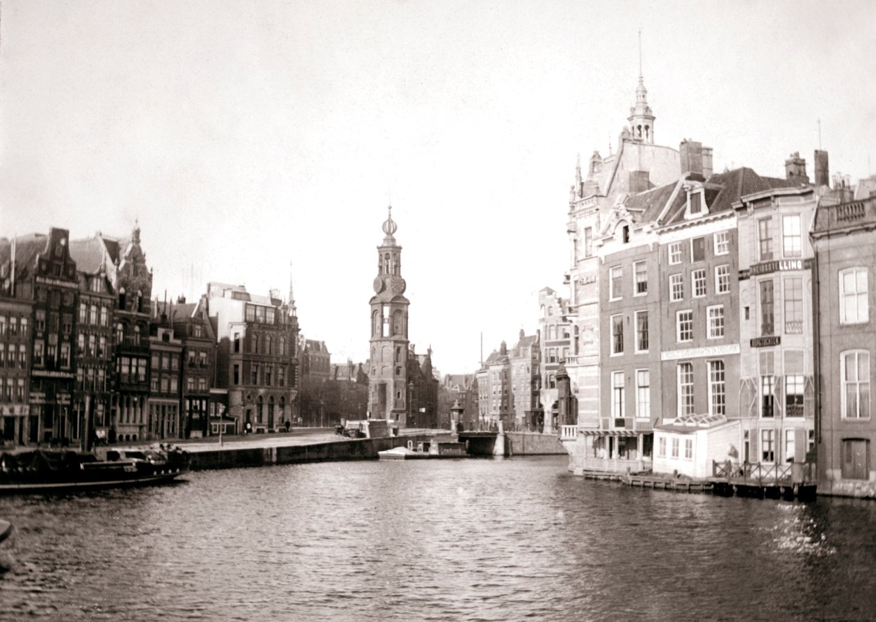 Canal, Ámsterdam, 1898 de James Batkin