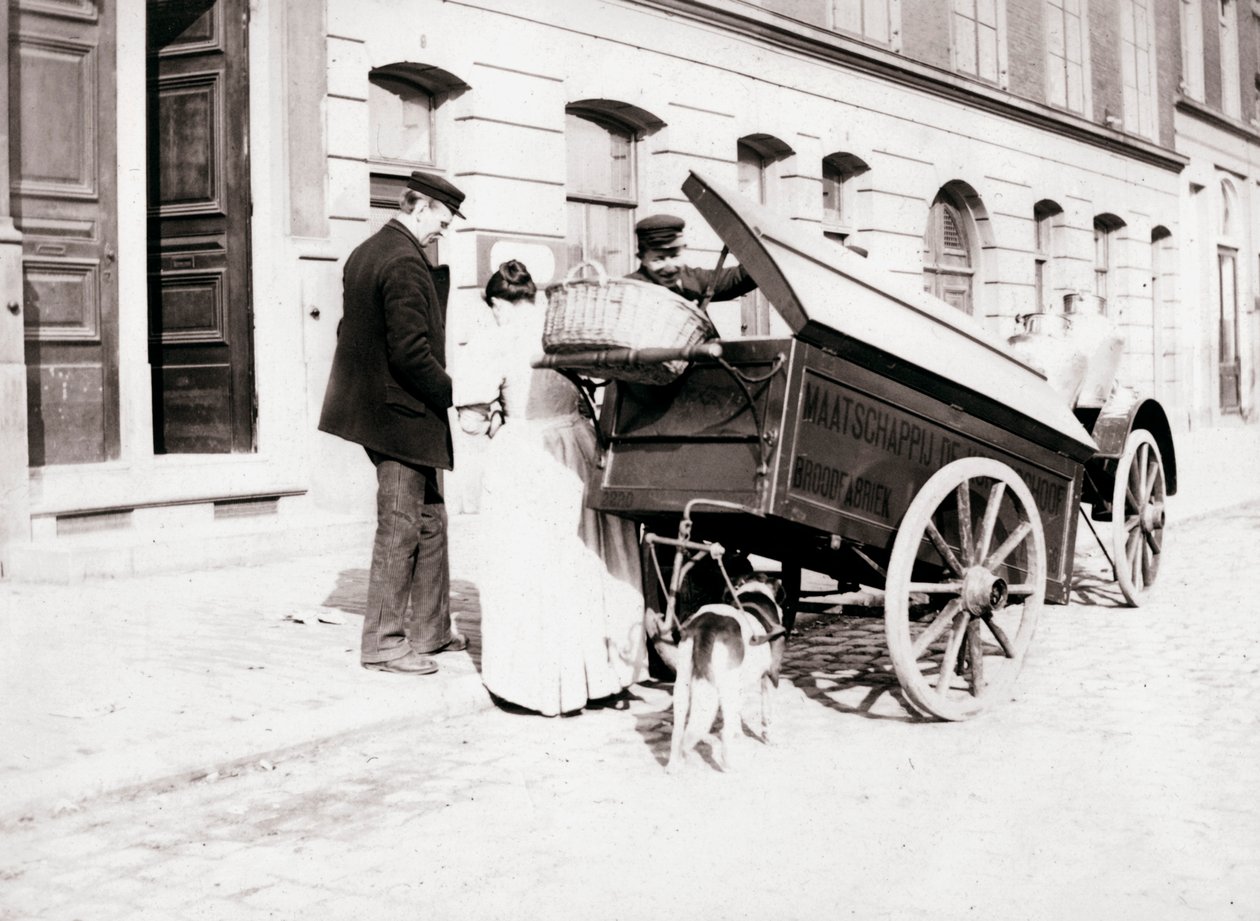 Personas y carro de perros, Amberes de James Batkin