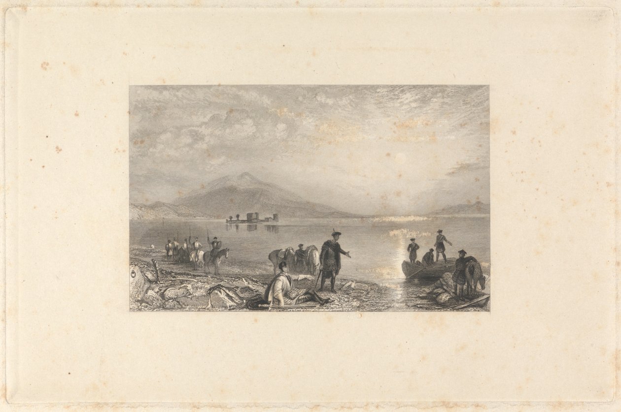 Castillo de Loch Leven de James Baylis Allen