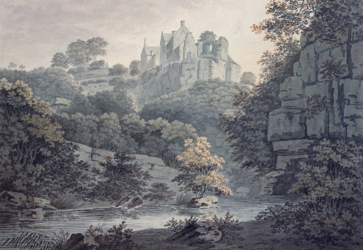 Castillo de Hawthornden cerca de Edimburgo de James Bourne