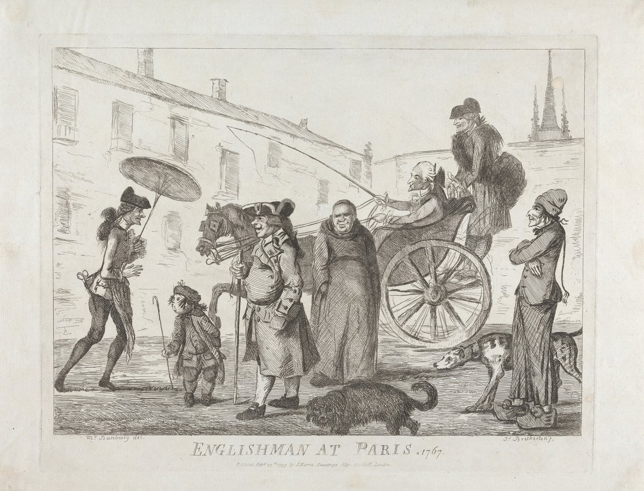 Inglés en París, 1767 de James Bretherton
